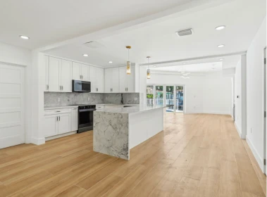 Kitchen & living areas