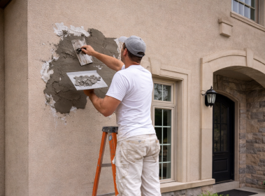 Stucco Repair & Refinishing