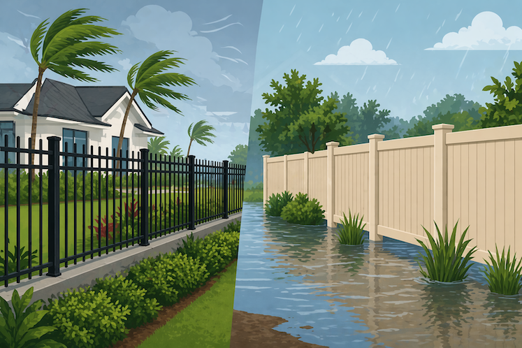 Best Fence Options for Windy and Flood-Prone Yards