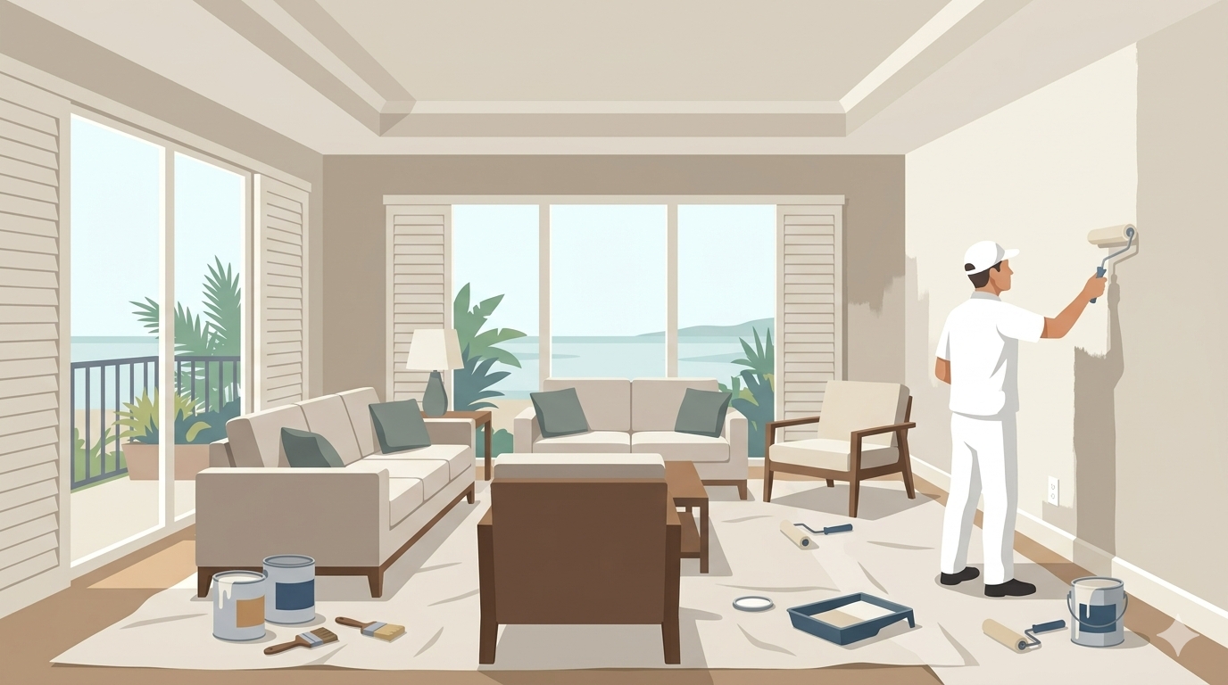How Much to Paint a 2-Bedroom Condo in South Florida