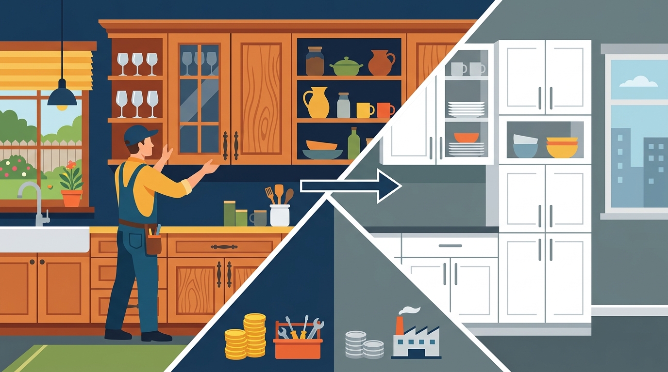 Custom Cabinets vs. Stock Cabinets: Which Is Worth It?