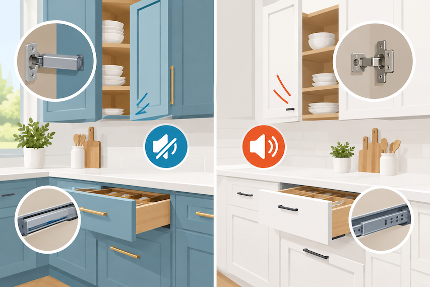 Soft-Close vs. Standard Cabinets: Are They Worth It?