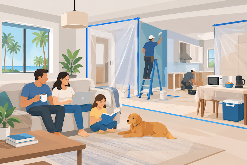 How to Renovate a Florida Home Without Moving Out