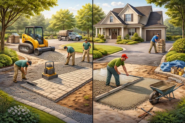 Professional vs DIY Driveway Installation Guide