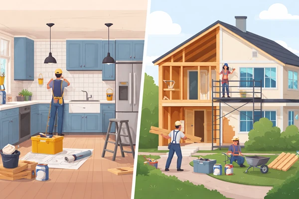 Kitchen Remodel vs Full Renovation: Why It Costs More