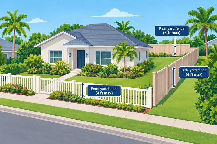 Palm Beach County Fence Height Rules Made Simple