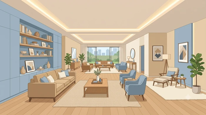 How to Design a Rectangle Living Room in Boca Raton