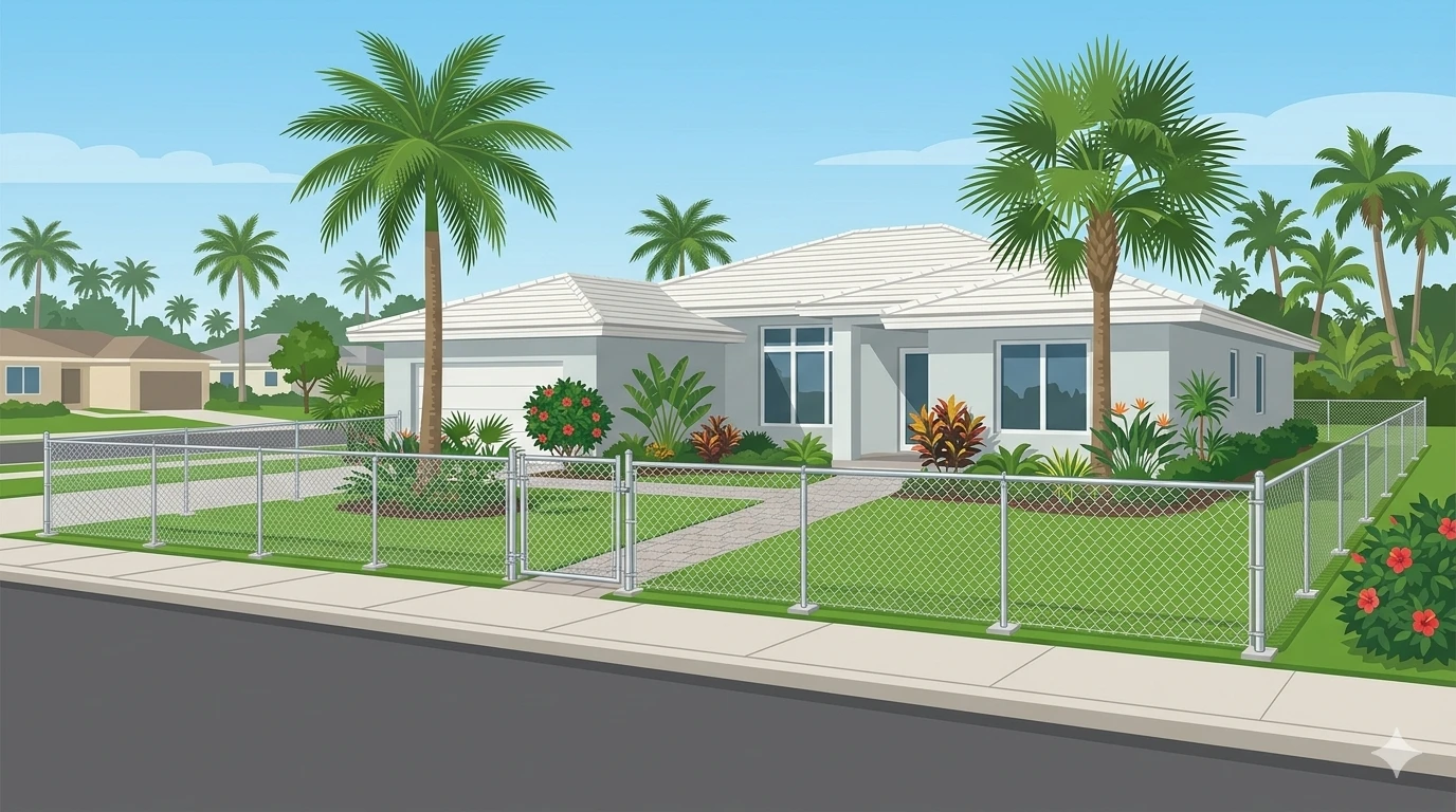How to Install a Chain Link Fence in Boca Raton Homes