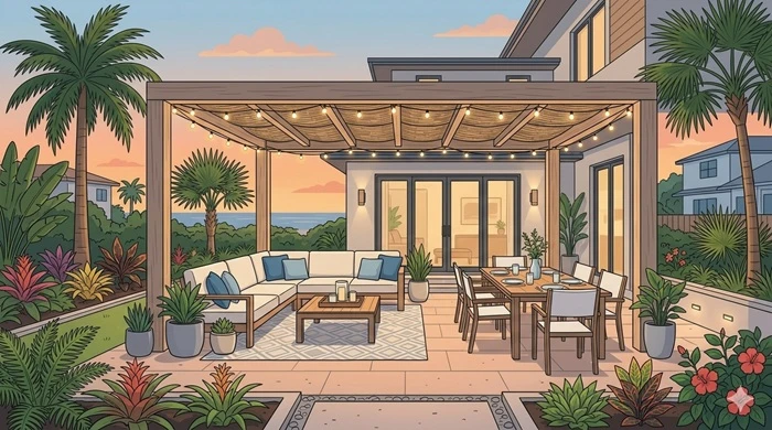How to Decorate an Outdoor Patio in Hollywood, FL