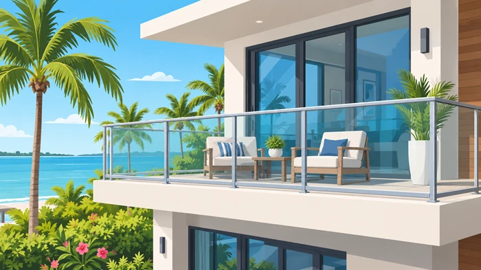 How Tall Should a Balcony Railing Be in South Florida Homes?
