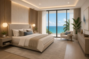 Contemporary Luxury Master Bedroom Ideas Miami Beach